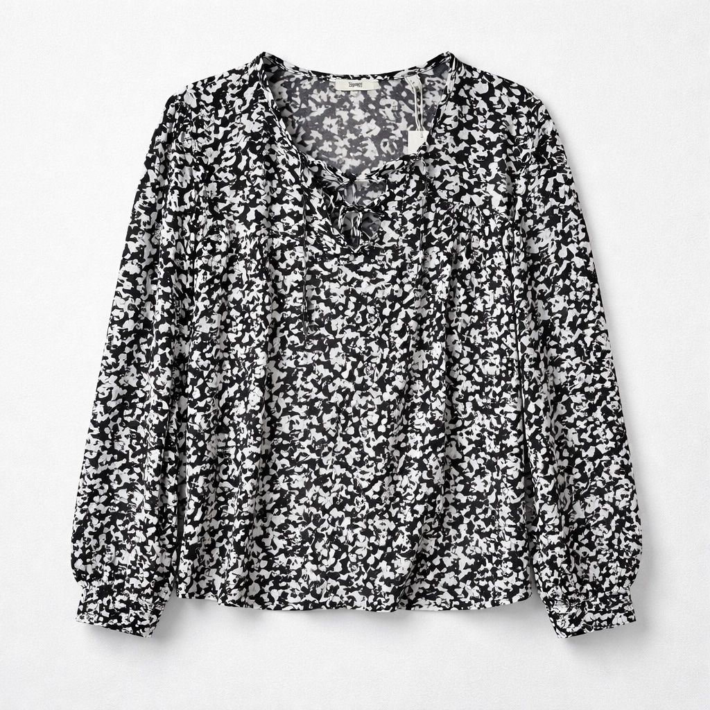 Esprit Camicette: Blouse Esprit noir et blanc, – Nuovo e nell'imballaggio originale da Vuisternens-Romont venduto da gol_xp6p 5