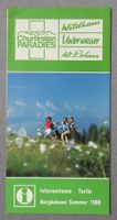 Prospekt Churfirsten Paradies - mit Panoramakarte - von 1988