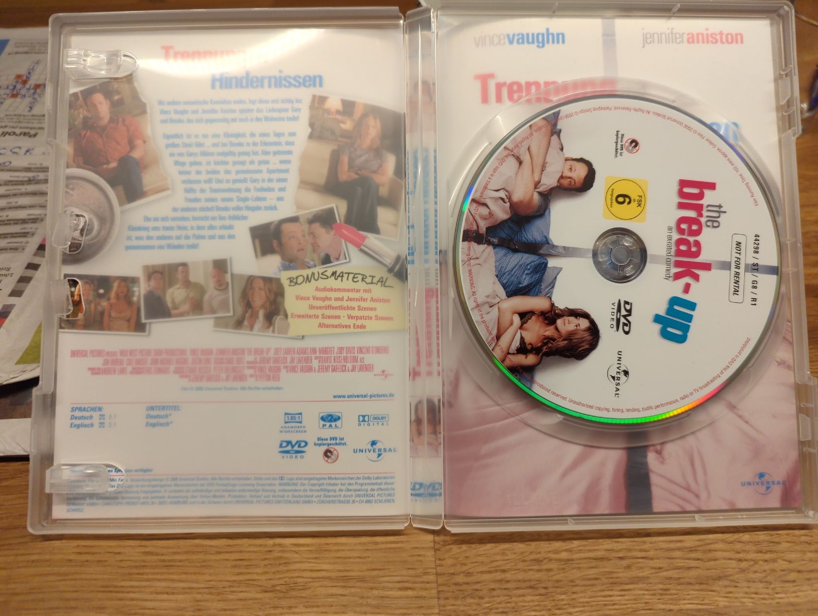 Tutti i DVDs: DVD ,,Trennung mit Hindernissen" – Usato da Wünnewil venduto da Susuki125gt 2