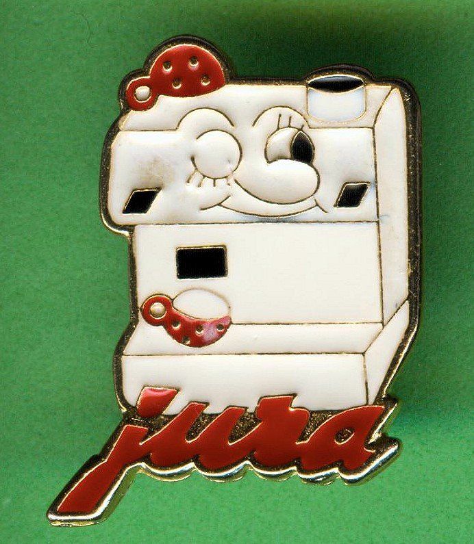 Placchette & Badge: jura  Kaffeeautomat  – Usato da Winterthur venduto da Sammleroase
