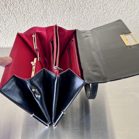 Sac à main vintage cuir 1950-60