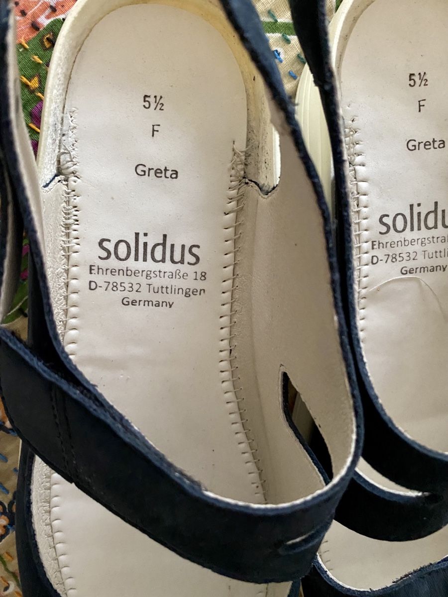 Chaussures femmes: Sandales SOLIDUS.   P.5.5 – D'occasion à Binningen par ciel02 3