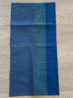 Set of 2 NEW blue & green pillow covers