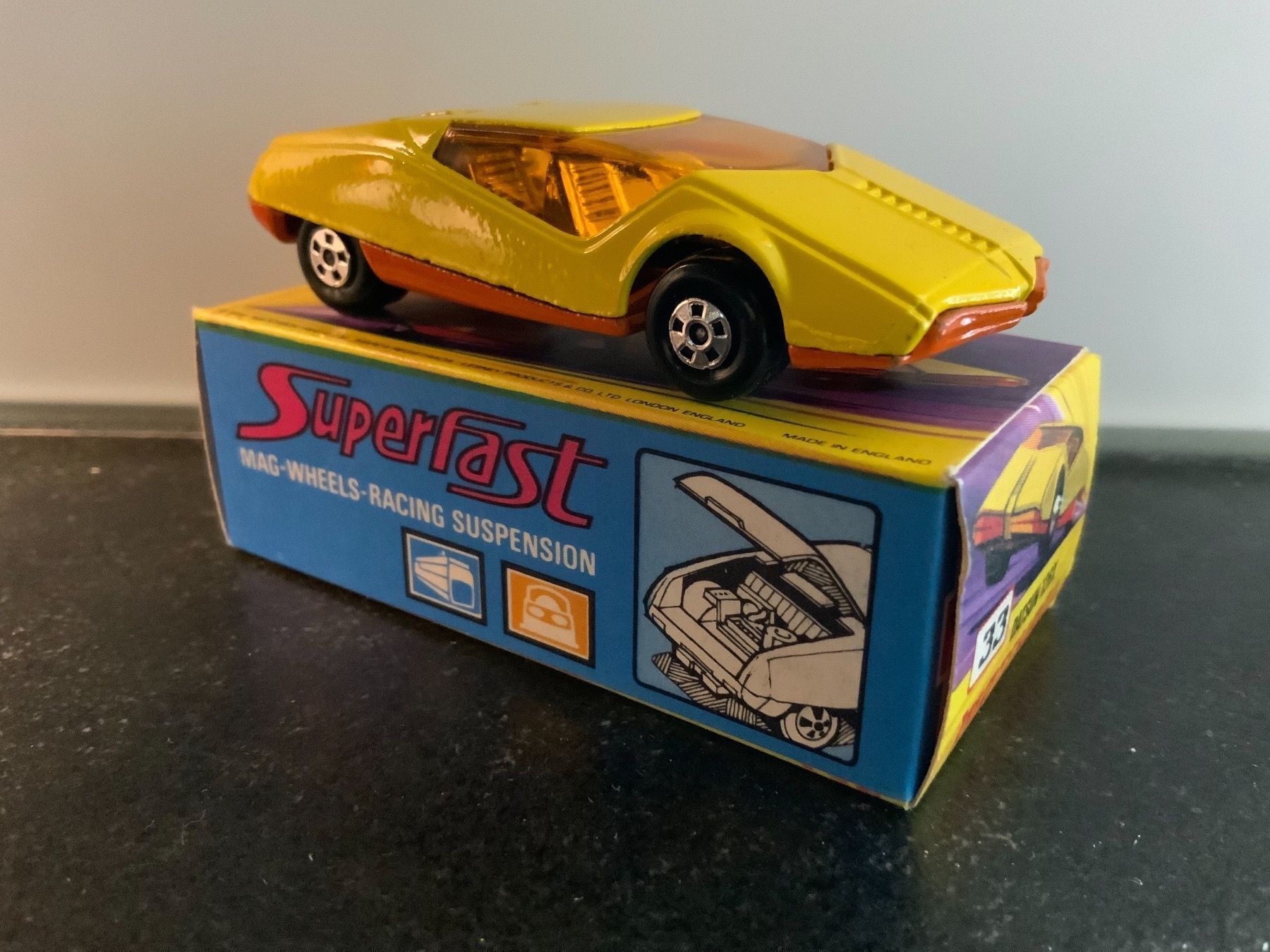 Matchbox Modellini d'auto: MATCHBOX Nr. 33, Datsun 126X – Nuovo e nell'imballaggio originale da Erlenbach im Simmental venduto da Model_box 1