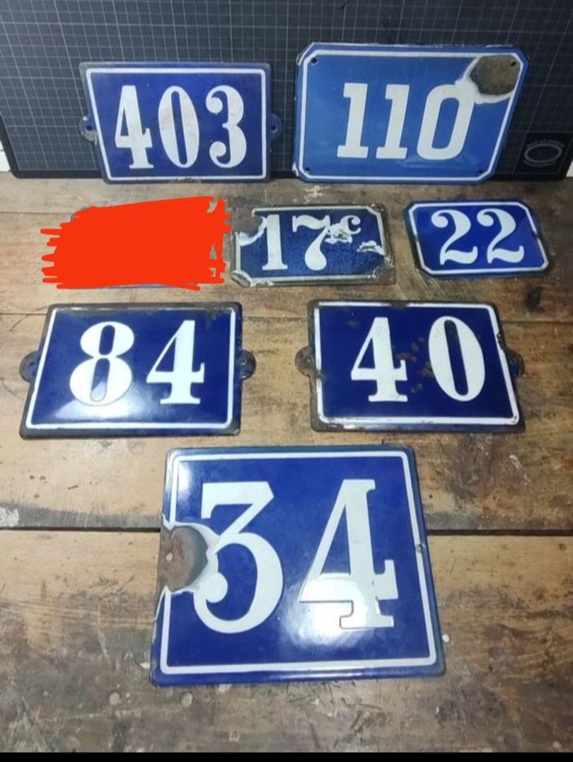 Insegne: Wunderschöne alte Hausnummern Achtung Stk.Preis – Usato da Gelterkinden venduto da MYSTOREFORYOU4460