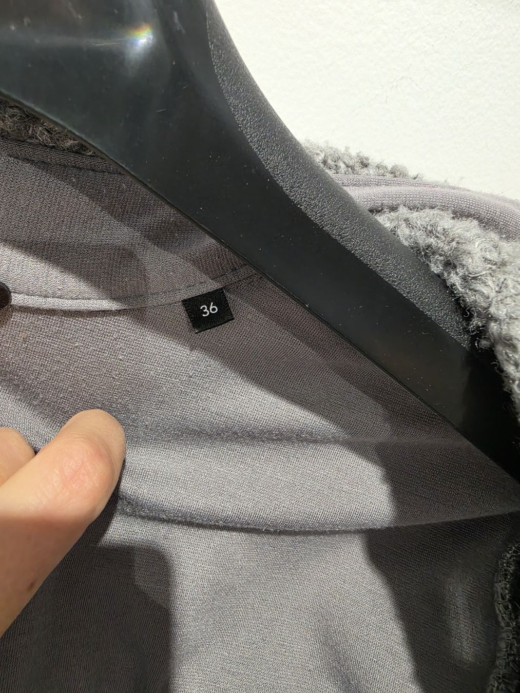 Opus Cappotti: Mantel Opus Halore Teddyoptik grau Grösse 36  – Usato da Adligenswil venduto da FriedasWelt 3