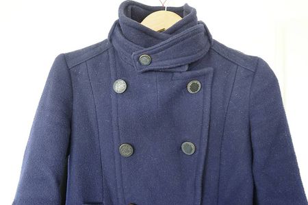 Dunkelblauer Mantel, Koreanische Marke TMGT