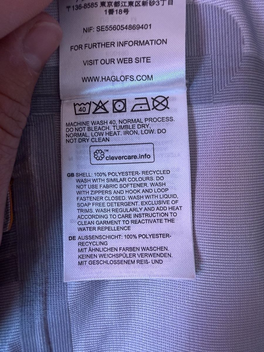 Haglöfs Giacche: Haglöfs ROC Sloper Proof Jacket – Hardshell – Nuovo (secondo la descrizione) da Engelberg venduto da Joango55 7