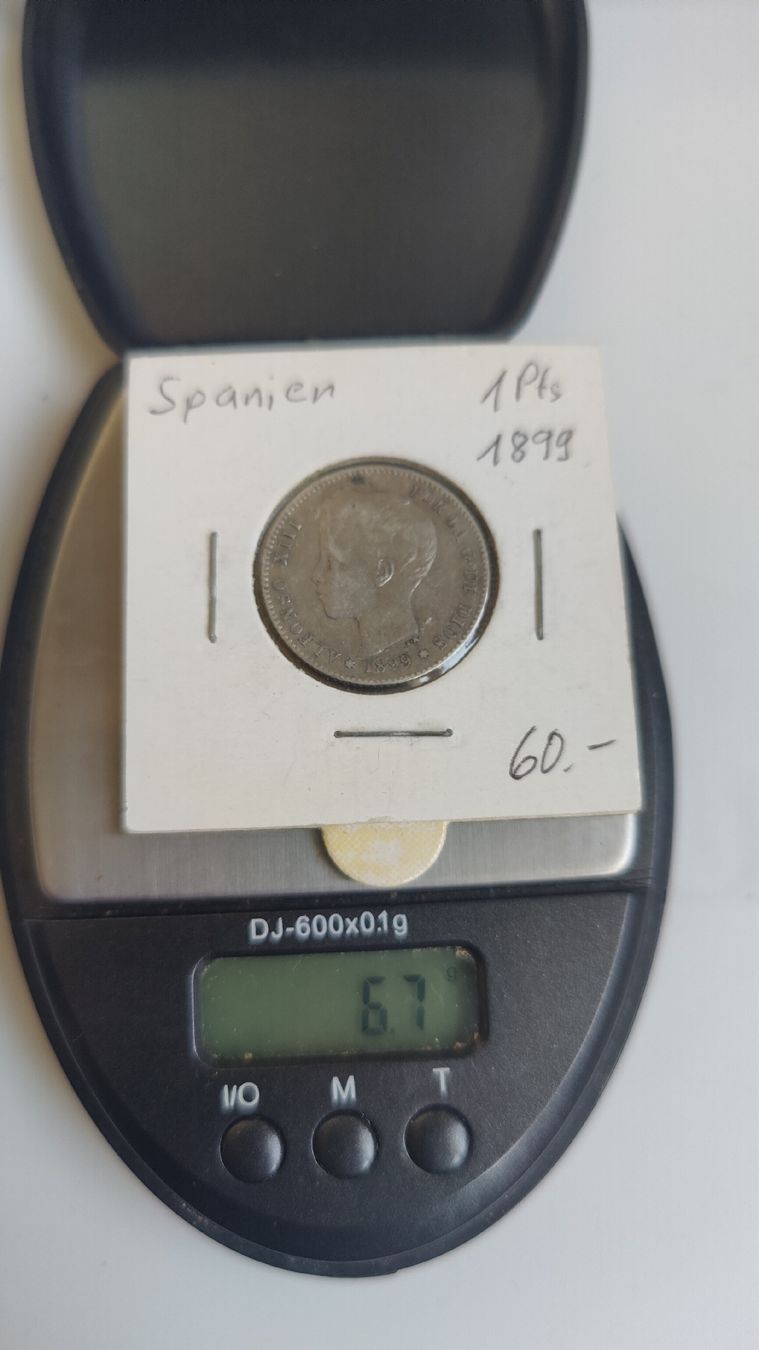 Tutti le monete: Spanien 1 Peseta 1899 (W4) – Usato da Neuenhof venduto da bro_9zsg 3