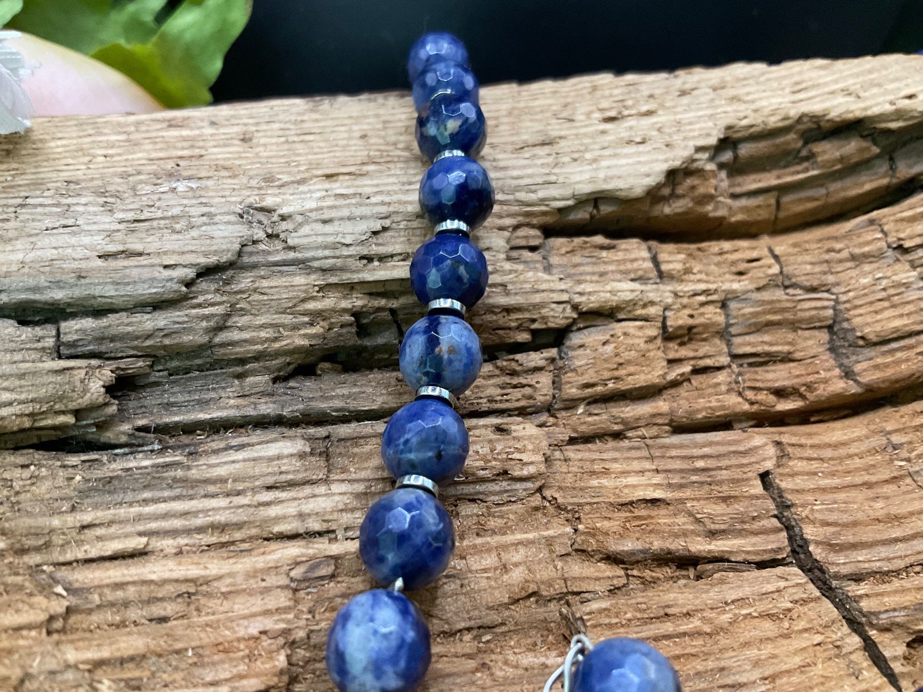 Catenine: Collier Sodalith facettiert, 8mm Kugeln – Nuovo (secondo la descrizione) da luzern venduto da Alpendorf1 4