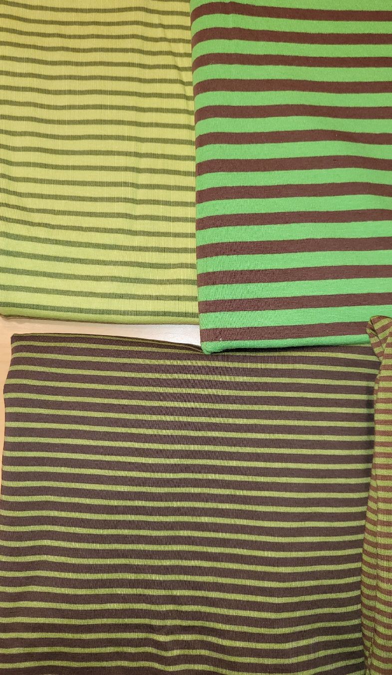 Tessuti: 4m Jersey-Paket Streifen – Nuovo (secondo la descrizione) da Madiswil venduto da fabrics 2