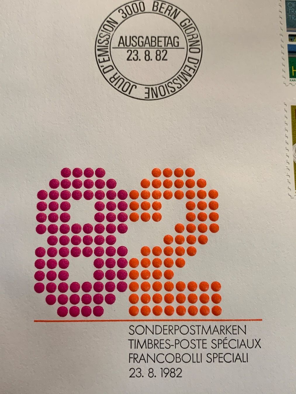 Tutti i francobolli: Ersttagsbrief Sondermarken 1982 – Usato da Ibach venduto da lisch3 1