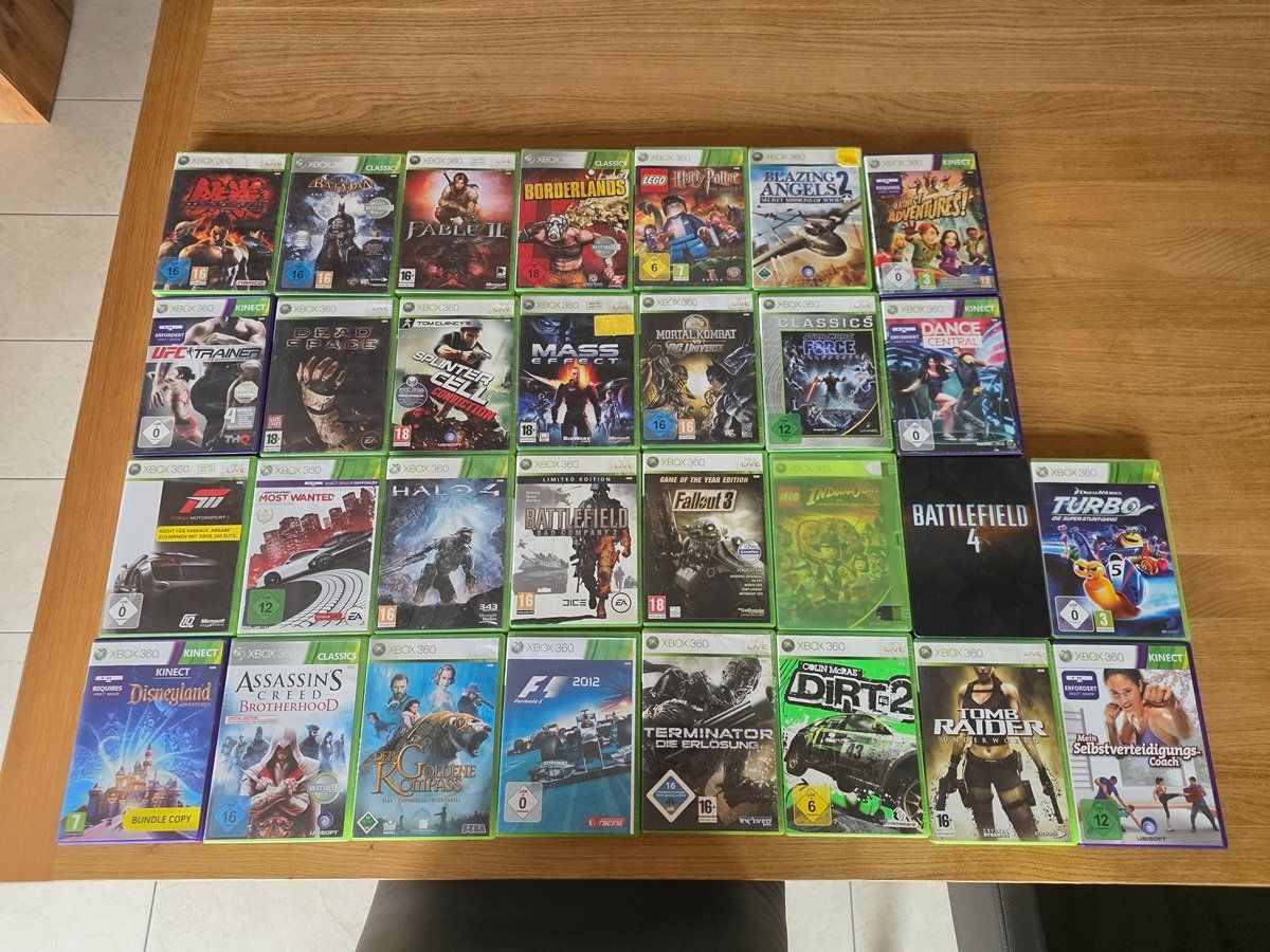 Microsoft Console: Xbox 360 mit 30 Spielen – Usato da Niederbipp venduto da Bozman 1