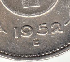 5 Franken 1952 mit "voller 9" **RAR**