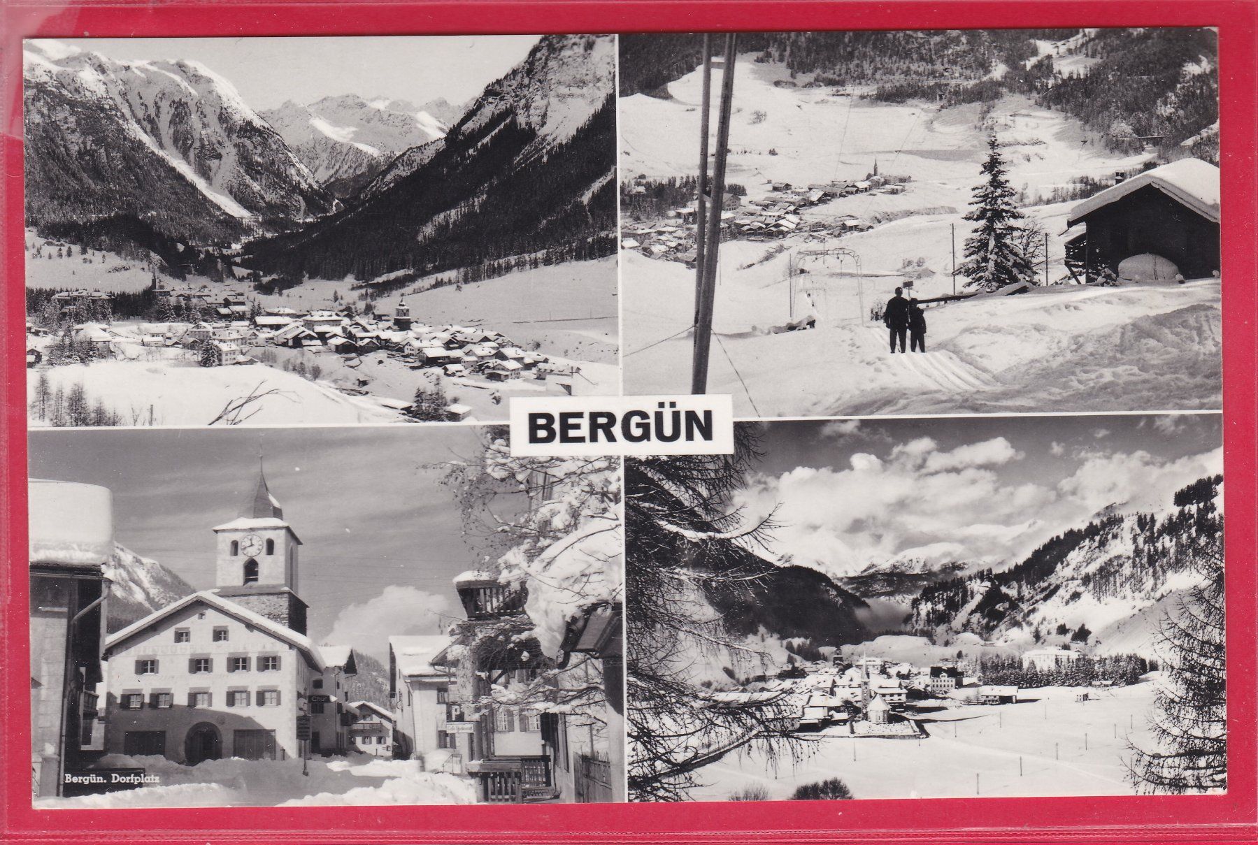 Cartoline postali: BERGÜN, 14.2.1967 – Usato da Oberrieden venduto da Gebirgsstelze