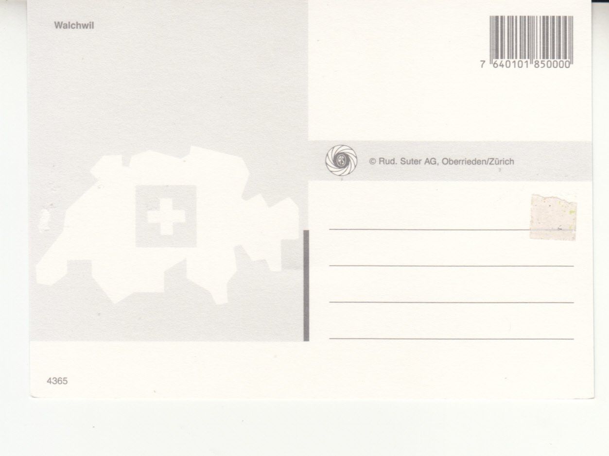 Cartoline postali: Walchwil ca. 1990 – Usato da Bürglen TG venduto da StampGraf 1