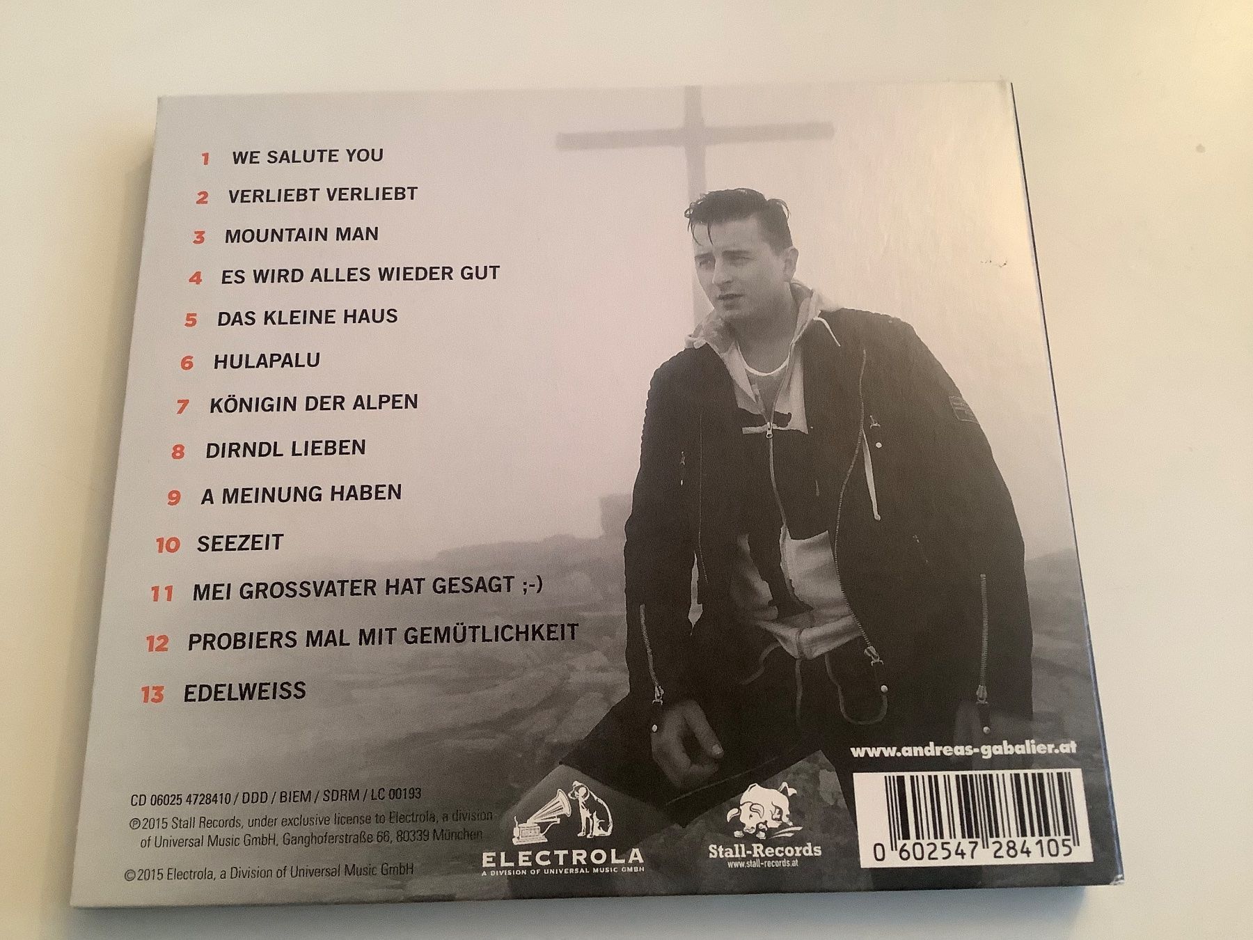CD: Andreas Gabalier / Mountain Man / Digi / 2015 – Usato da Dübendorf venduto da Shreck 1