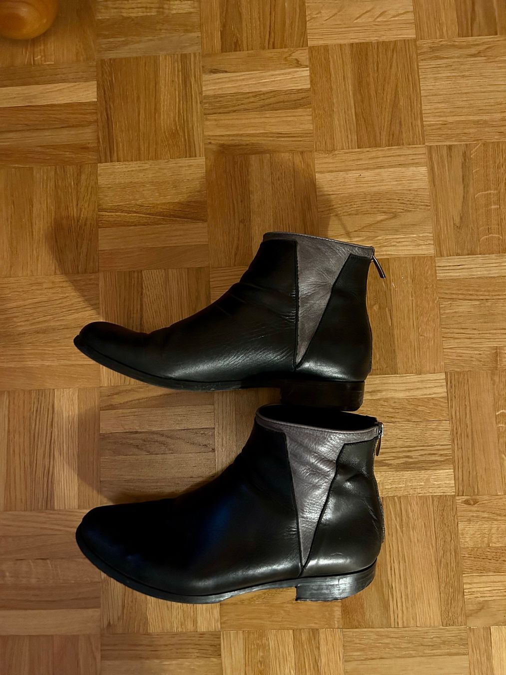 Scarpe da donna: Schwarze Leder-Herbstboots Gr. 41 – Usato da Zürich venduto da 11Orchidee30 2