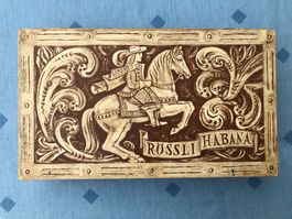 Zigarren – Holzkiste / Box «Rössli Habana» leer – Vintage
