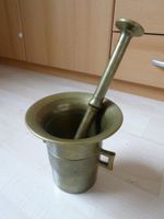 toller, grosser Mörser Apotheke Vintage mit Stössel