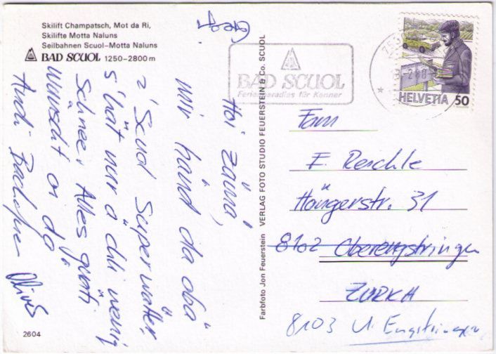 Cartes postales: Scuol - 4 Bild AK – D'occasion à Binningen par Mountainrider 1