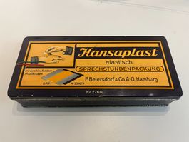 Hansaplast Blechdose Verbandskasten mit Aufdruck