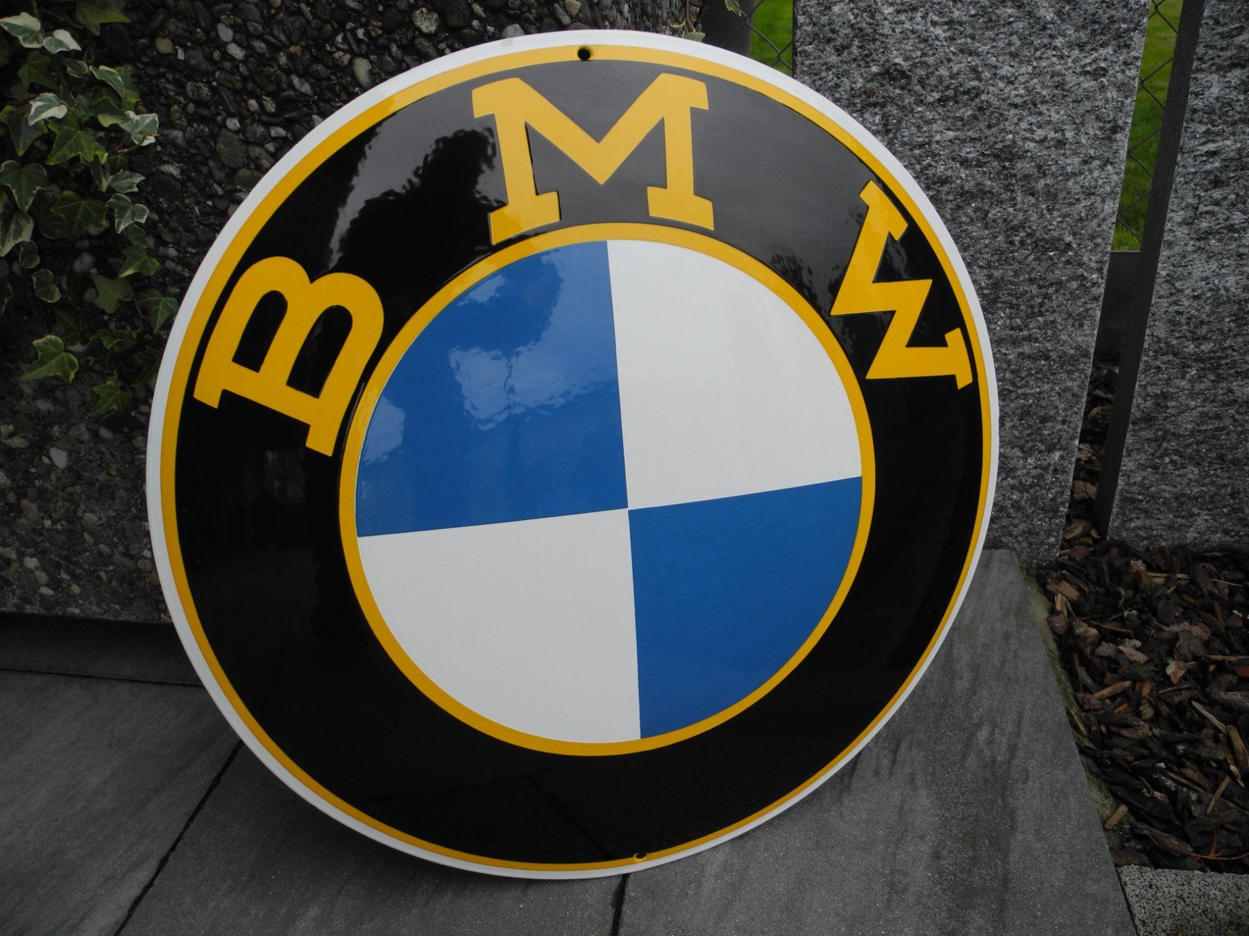 BMW Schilder: XL BMW EMAILSCHILD – Neu (gemäss Beschreibung) aus Reinach AG von Huckleberrysix 2