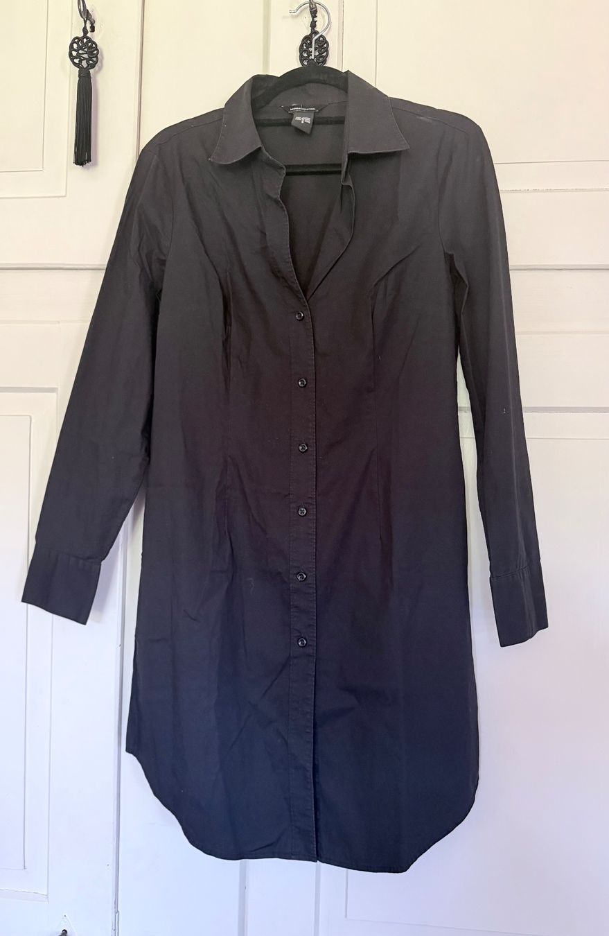 Vestiti: Schwarzes Hemdblusenkleid Gr. 8 – Usato da Zürich venduto da Secretwish007