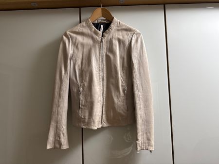 Schicke Frühlings-Lederjacke von Mauritius, 36