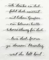 Silikonstempel ich denke an dich