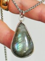 Labradorite Gemstone Handmade Jewelry necklace