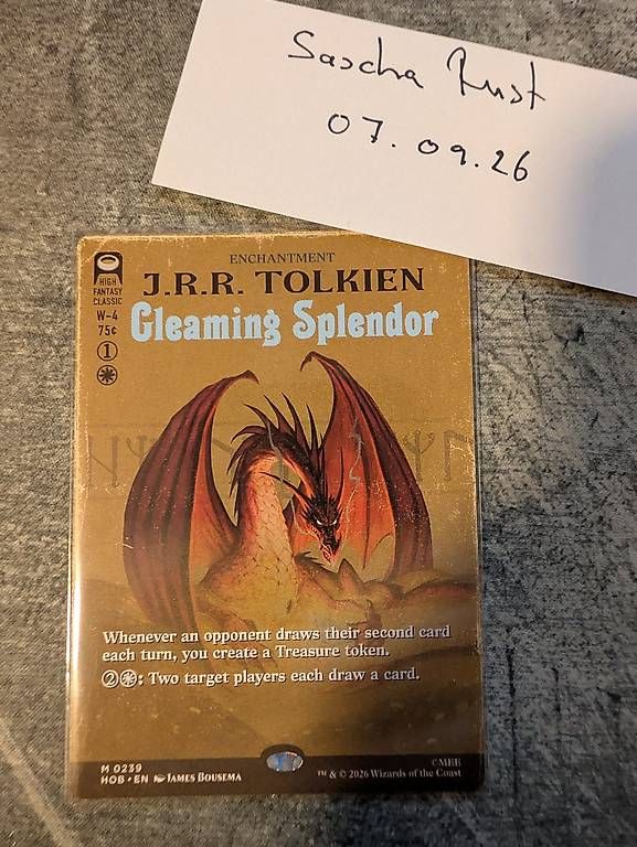 Magic The Gathering Carte collezionabili: Magic: The Gathering  Gleaming Splendor – Usato da Hunzenschwil venduto da Fox-Master