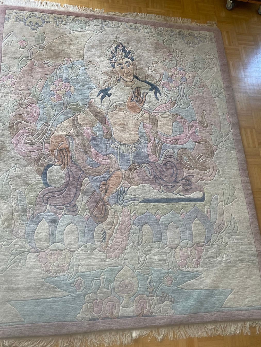Tappeti: Nepal Teppich fein, figural – Usato da Möhlin venduto da Glunggi