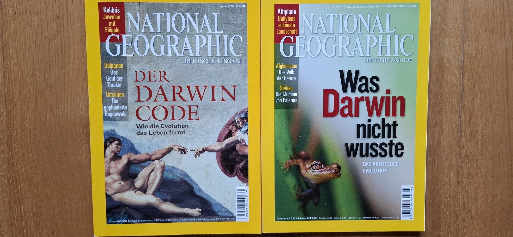 Zeitschriften & Magazine: 4 National Geographic grosse Denker, Darwin, Da Vinci – Gebraucht aus Mellingen von lathei 2