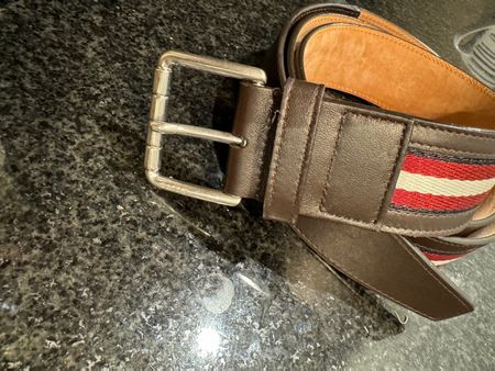 Bally Leder Gürtel 115