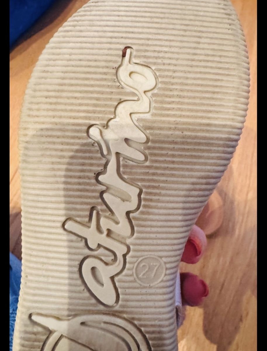 Scarpe per ragazze: Mädchensandalen Gr. 27 weiss Leder – Usato da Rotkreuz venduto da Bikiii87 1