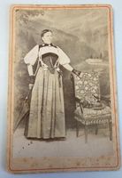Alte Vintage Fotografie - Tracht, um 1900