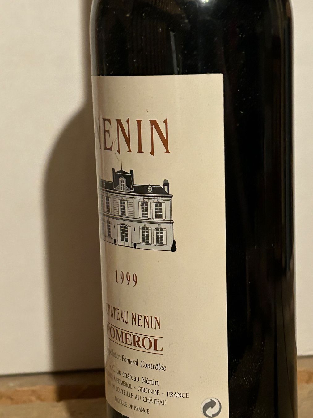 Vino: Château Nenin 1999 Pomerol – Nuovo (secondo la descrizione) da Roche VD venduto da avediscipule 3