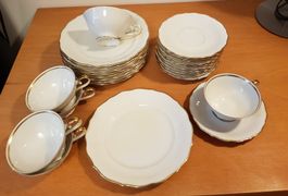 Kaffeeservice Bavaria Seltmann Vohenstrauß, Goldrand