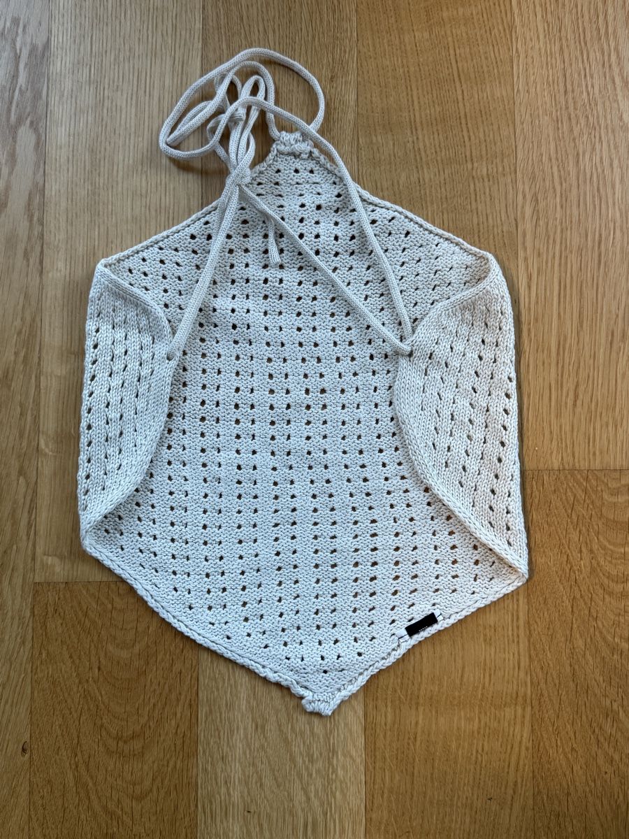 Tops: Sommer Top Neckholder Häckel-Look Gr. S Beige – Gebraucht aus Ebikon von her_82yr 1