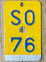 SO 76 - TÖFFLINUMMER - MOFASCHILD - PLAQUE DE MOFA - SO 76
