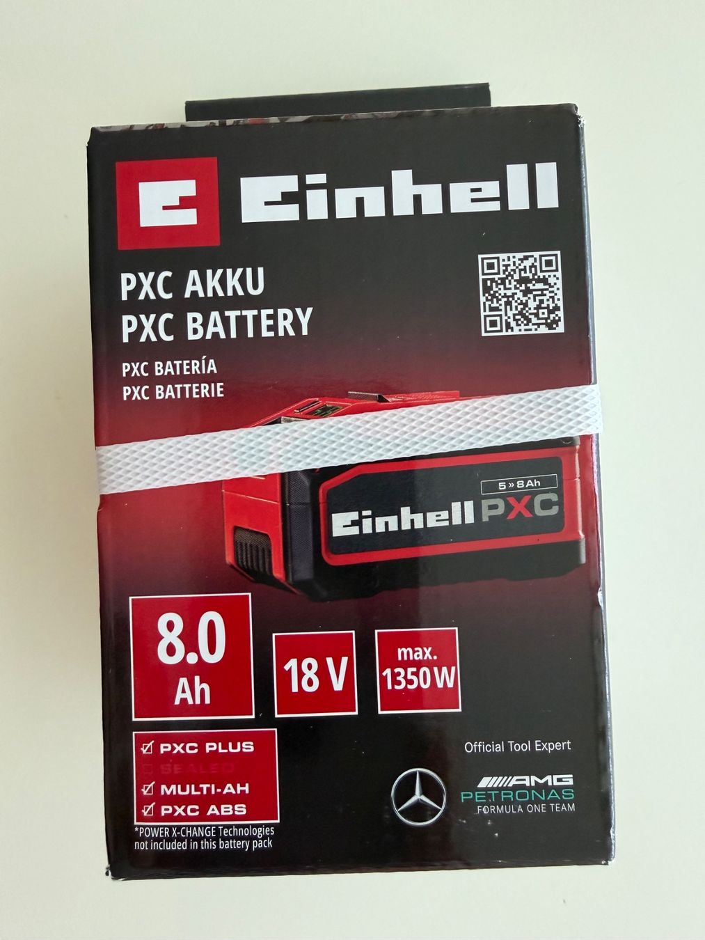 Einhell Caricatori & Batterie: Einhell Batterie PXC Plus 8Ah 18V – Nuovo e nell'imballaggio originale da St-Gingolph venduto da GoldenKeys