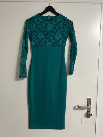 Kleid Spitzenkleid Elegant Etuikleid Gr L NEU