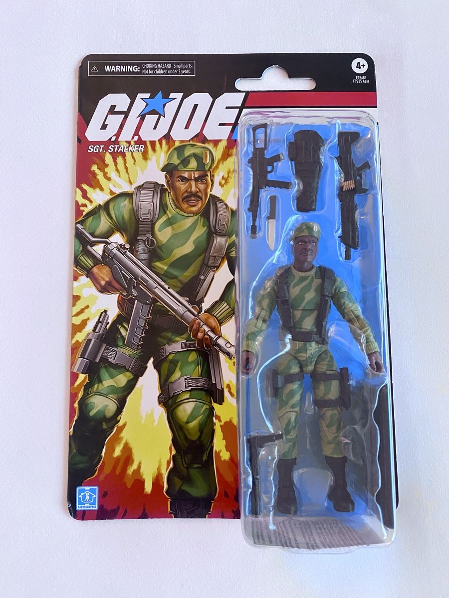 Hasbro Statuette: G.I. Joe Action Figur - Sgt. Stalker – Nuovo e nell'imballaggio originale da Oberembrach venduto da theZaz