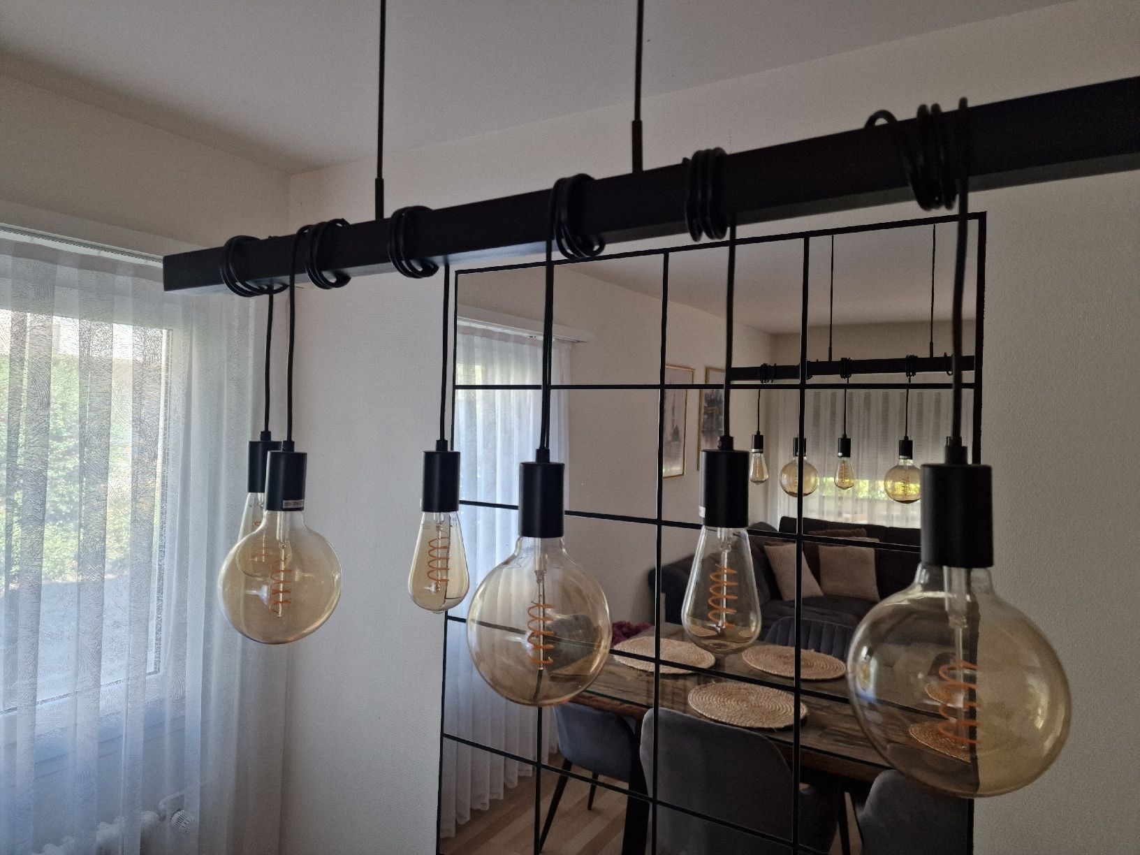 Lampadari & plafoniere: Hängeleuchte schwarz 6-flammig – Usato da Niederwangen BE venduto da Hawwa77