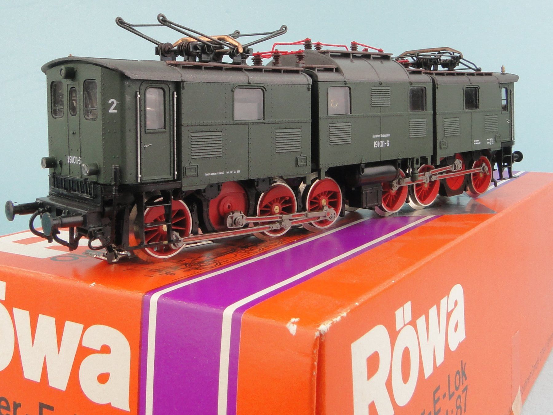 Modellini di ferrovie: RÖWA Oldtimer E Lok 1404 – Usato da Bülach venduto da cann11
