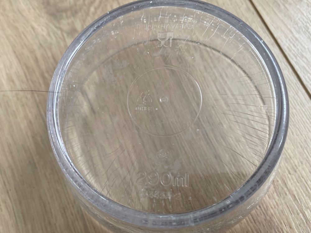 Tupperware Clear Collection Becher – 2 Transparende Trinkbecher – Spülmaschinengeeignet, 16 Cm Hoch
