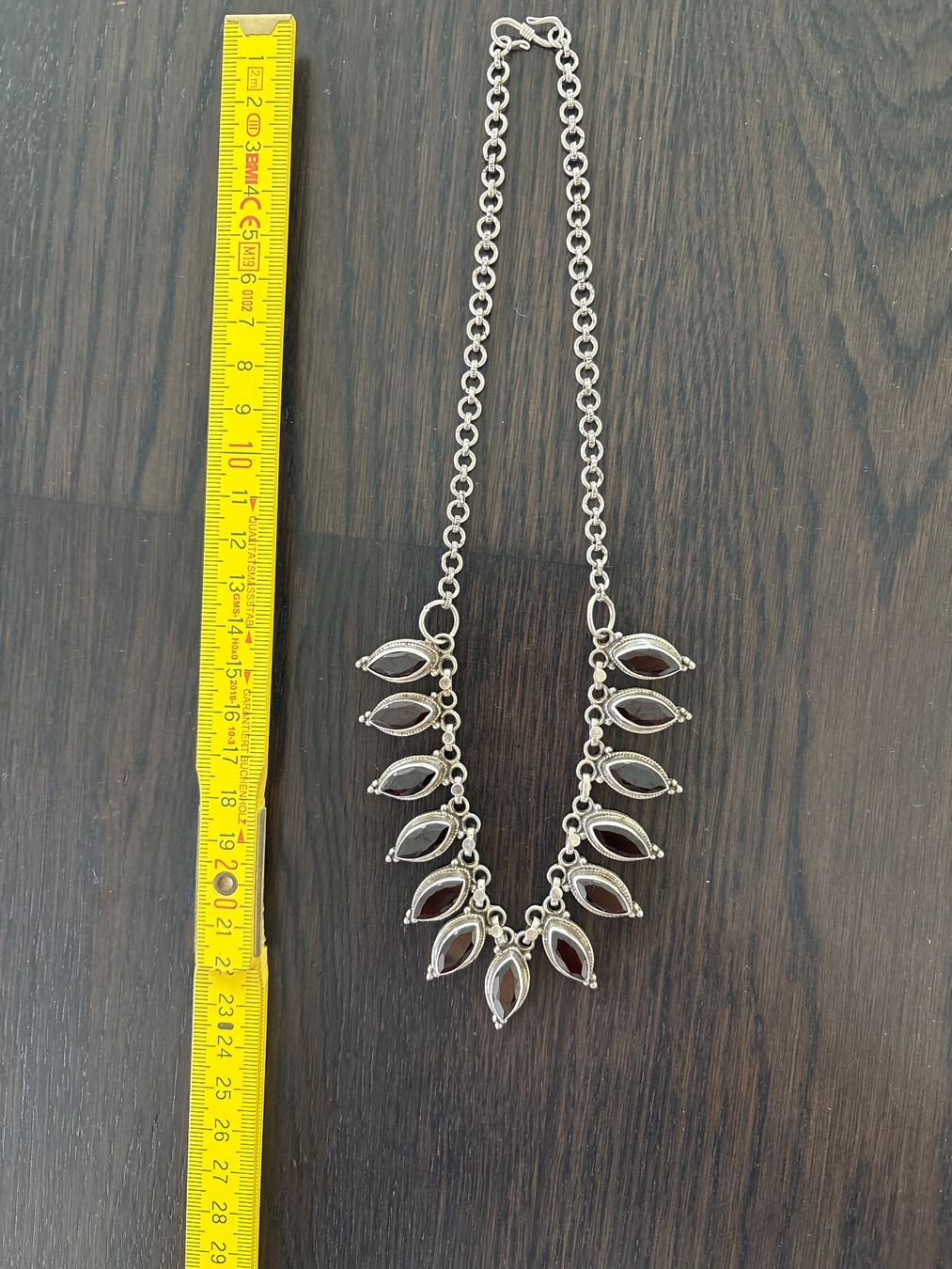 Ketten: Granatstein mit Silber 925 collier – Neu (gemäss Beschreibung) aus Schönenberg ZH von JaluTa 2