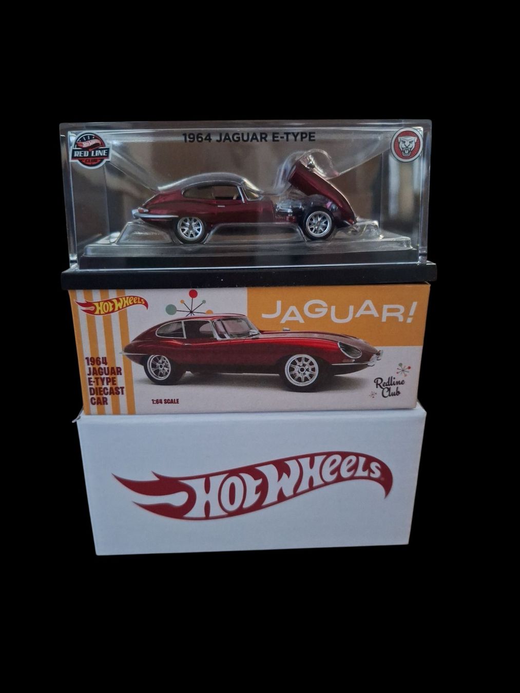 Hot Wheels Modellini d'auto: Hot Wheels Collectors RLC 1964 Jaguar E-Type – Nuovo e nell'imballaggio originale da Adlikon venduto da Mmartin0