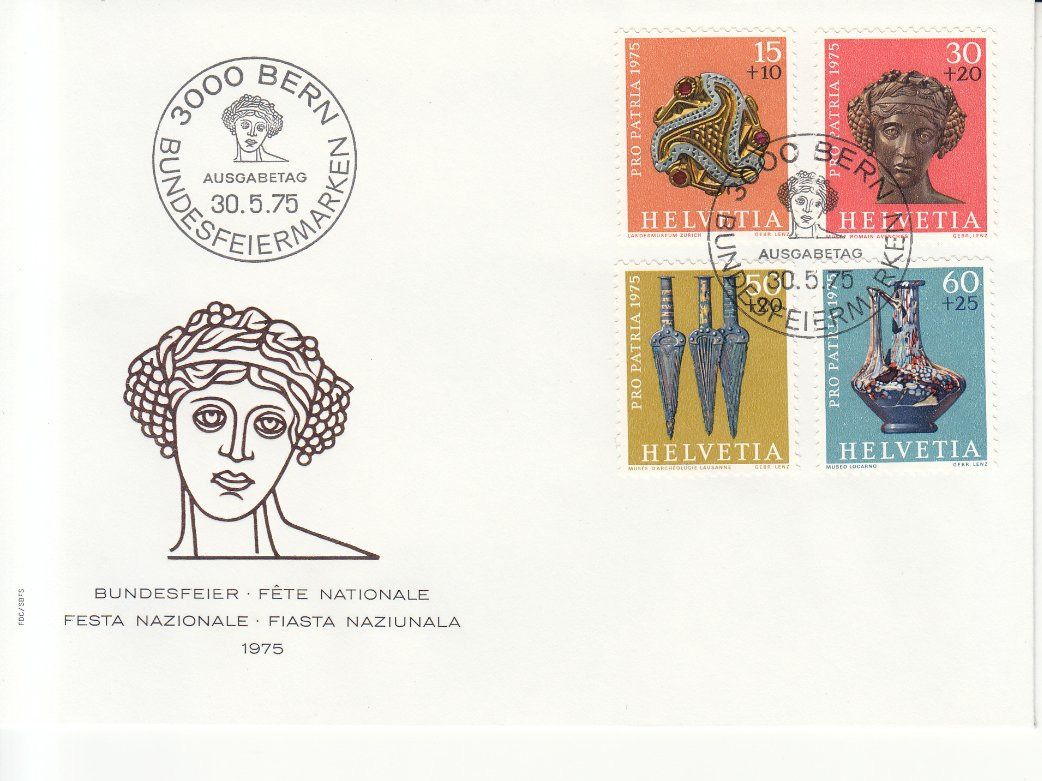 Tutti i francobolli: SBK B166 - B169 FDC – Usato da Bürglen TG venduto da StampGraf